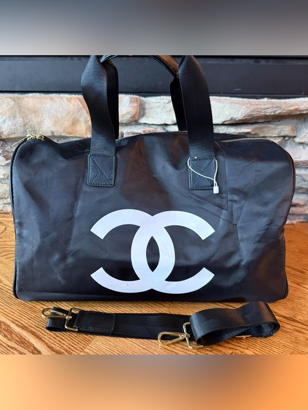 Black And White Duffle Bag GWP